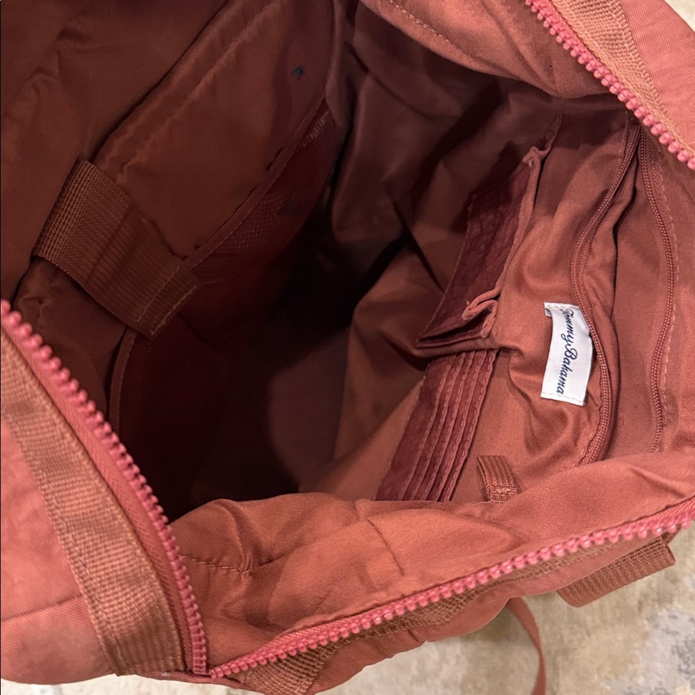 Tommy Bahama Dark Dusty Pink
Terracotta Convertible Backpack Laptop
Bag - Picture 9 of 12